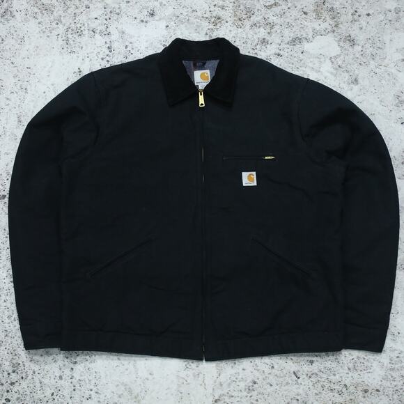 Carhartt Other - Vintage Carhartt J001 BLK Black Detroit Jacket Size XL Tall